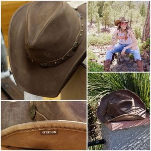 Stetson Roxbury Leather Cowboy Hat 